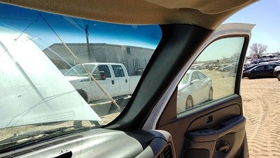 05 Sierra 1500 Hd Passenger Right A Pillar Trim Windshield Post Panel Pewter 69D