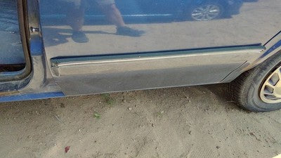 1994 Olds Cutlass Ciera Driver Left Rear Moulding From Door Back Trim Strip Blue