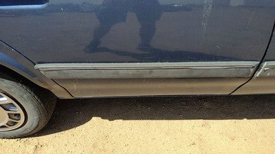 94 Olds Cutlass Ciera Passenger Right Rear Moulding From Door Back Trim Blue