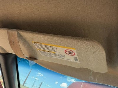 2002-2005 Chevy Venture Driver Left Sun Visor Oem Gray 14C 10345190
