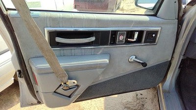 1990 Olds 88 Driver Left Front Door Trim Panel Gray