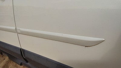 10-14 Legacy Outback Driver Left Rear Upper Moulding From Door Back Trim White