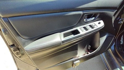 15-16 Wrx Driver Left Front Inside Door Trim Panel Wh Master Switch Cbl30 Carbon