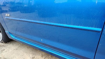 04-06 Mazda 3 Driver Left Front Moulding From Door Trim Strip 27B Winning Blue