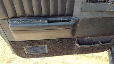 1994 Chevy S10 Blazer Driver Left Front Door Trim Panel With Master Switch Black