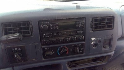 1999 Ford F250 Super Duty Trim Bezel Around Spedometer Dash Surround Panel Blue