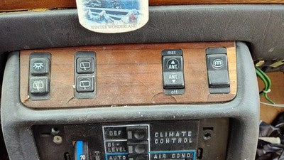 1980 Mercedes 300Td Set Of Switches On Dash Oem Rear Wiper Power Antenna