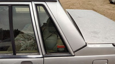 1985-1992 Volvo 740 Driver Left Rear Quarter Glass Back Side Window Oem 13699228