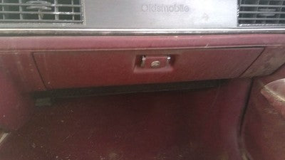 1990 Olds Eighty Eight Glove Box Assembly Complete Door With Latch Oem Red
