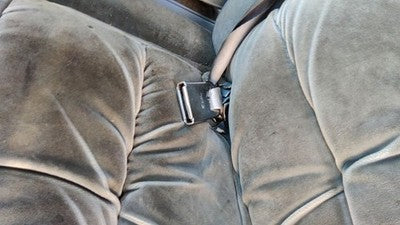 1985 Mercury Grand Marquis Driver Left Front Seat Belt Buckle Receiver Oem Gray