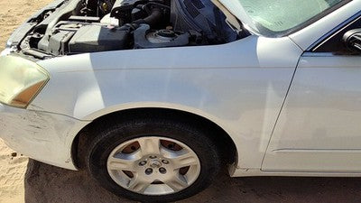 2002-2006 Nissan Altima Driver Left Front Fender Oem White Qx3 631138J030