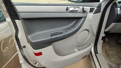 07 Pacifica Driver Left Front Door Trim Panel With Master Switch Gray Da