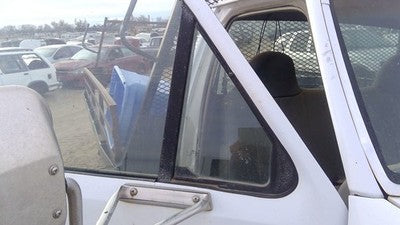 92-97 Ford F450 Passenger Right Front Vent Window Small Door Glass With Frame