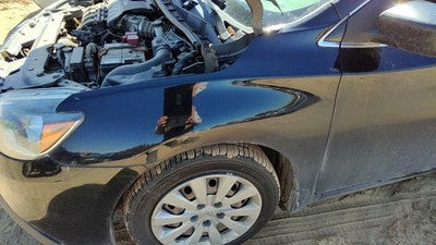 2016-2019 Nissan Sentra Driver Left Front Fender Oem Black Kh3 F31013Yuma