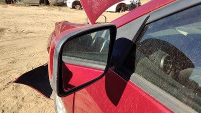 08-15 Rogue Driver Left Power Side Mirror Door Mounted A33 Venom Red Pearl