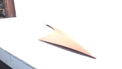 2003 Pontiac Sunfire Driver Left Rear Moulding On Quarter Panel Red Upper Corner