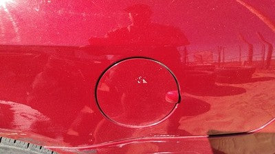 2010-2012 Ford Fusion Fuel Tank Door With Hinge Gas Lid Oem Filler Red U6