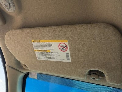 2004 Buick Rainier Driver Left Sun Visor Oem Tan 332 15194824