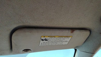 2009-2013 Toyota Corolla Passenger Right Sun Visor Oem 7431002G00b0