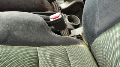 2002-05 Civic Hatchback Si Driver Left Front Seat Belt Buckle Receiver Black Bk