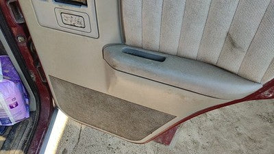 1993 S10 Blazer Passenger Right Rear Inside Door Trim Panel With Switches Back