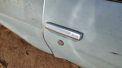 1975 Cutlass Supreme Passenger Right Front Outside Door Handle Blue 2 Door Coupe