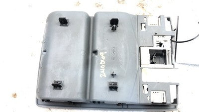09-14 Ford F150 Center Overhead Console Dome Light Map Lamp Cubby Steel Gray Ms
