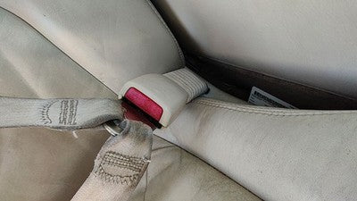 1998-04 Cadillac Seville Passenger Right Front Seat Belt Buckle Receiver Tan 503