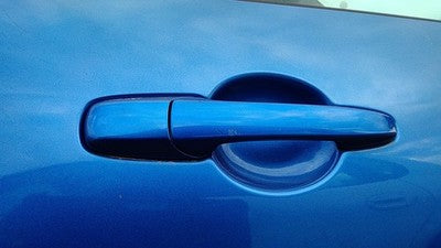 2004-2009 Mazda 3 Passenger Right Front Outside Door Handle Oem 27B Winning Blue