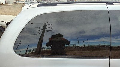 96-00 Town & Country Passenger Right Rear Quarter Glass Back Side Window