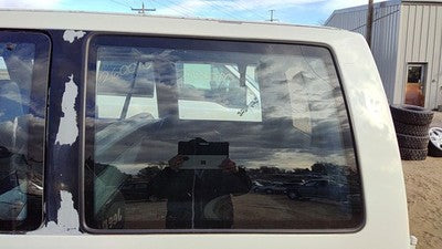 1985-1994 Gmc Safari Driver Left Rear Quarter Glass Back Side Window Oem