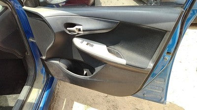 09 10 Corolla Passenger Right Front Inside Door Trim Panel Wh Switches Charcoal