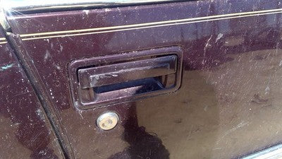 93 Cadillac Fleetwood Passenger Right Front Outside Door Handle Oem Lever Maroon