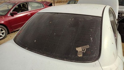 2000-2005 Kia Rio Back Glass Rear Window Oem 0K30g63930b