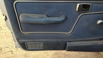 1987 Ford Ranger Driver Left Front Door Trim Panel Manual Blue