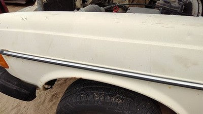 1980 Mercedes 300Td Driver Left Moulding From Fender Oem Trim Strip White