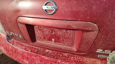 2006 Nissan Altima License Plate Trim Surround Panel Oem Tail Trunk Finish