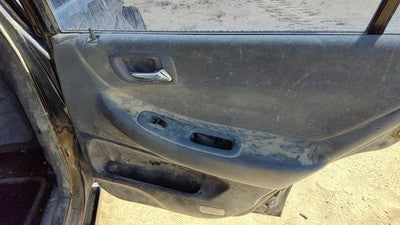99 00 Honda Accord Passenger Right Rear Door Trim Panel With Switches Back Gray