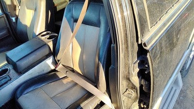 07-14 Expedition Driver Left Front Seat Belt Retractor Shoulder 1W Black/Camel