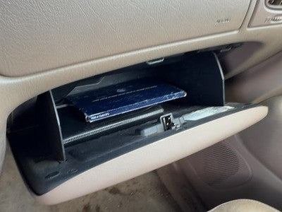 2004 Buick Rainier Glove Box Assembly Complete Door With Latch Oem Tan 332