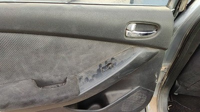 07-09 Altima Driver Left Rear Door Trim Panel With Switches Back Charcoal G