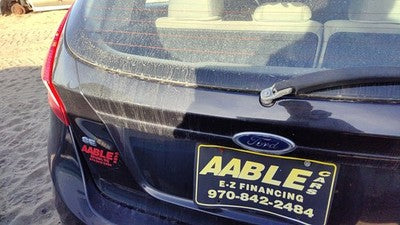 2011 Ford Fiesta License Plate Trim Surround Panel Oem Tail Trunk Finish