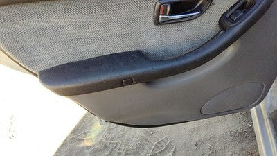 2000-2002 Subaru Legacy Driver Left Rear Door Trim Panel With Switches Back Gray