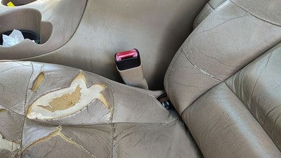 1998 Lincoln Navigator Driver Left Front Seat Belt Buckle Receiver Oem Tan Kx
