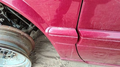 95-02 Eldorado Driver Left Moulding From Fender Trim Strip Crimson Red 86U