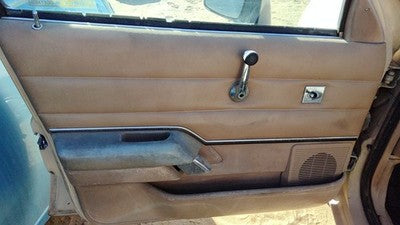 1984 Ford Tempo Driver Left Front Door Trim Panel Manual Windows Tan