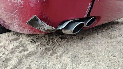 2001 Cadillac Eldorado Driver Left Rear Muffler With Exhaust Tip Oem
