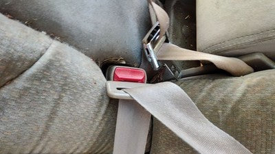 Buick Century Driver Left Front Seat Belt Buckle Receiver Oem Taupe 52B