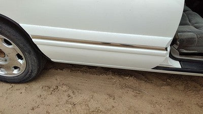 1998 Buick Lesabre Passenger Right Rear Moulding From Door Back Trim Strip White