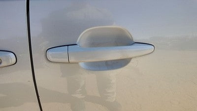 2004-2010 Toyota Sienna Driver Left Rear Outside Door Handle Oem Back White 071